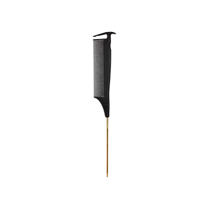 Kiss Colors & Care Carbon Fiber Axe Pin Tail Parting Comb | Parting Comb, Rat Tail Comb