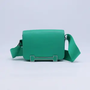 Pre-owned HERMÈS Leather Shoulder Bags Geta Bag Chevre Mysore B21883