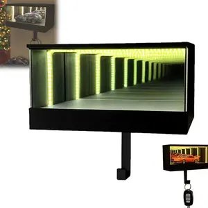 Infinity Garage Keychain Hanger, 1:64 Diecast Display Key Holder, Glowing Garage Wall Mount for Car Lovers