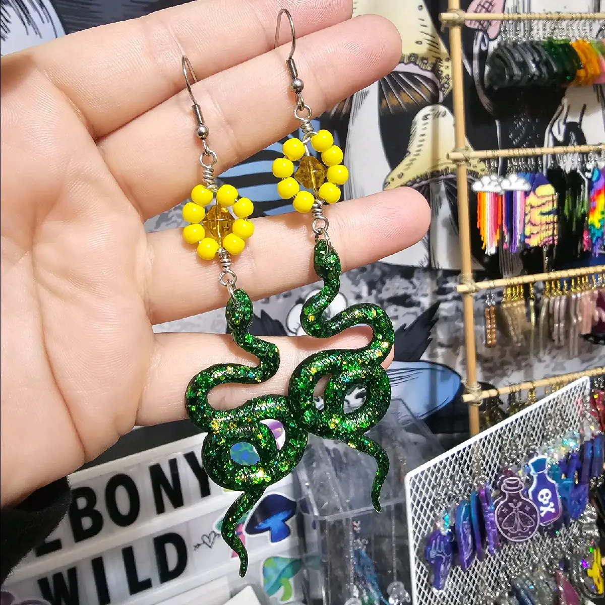 Garden Snake Earrings