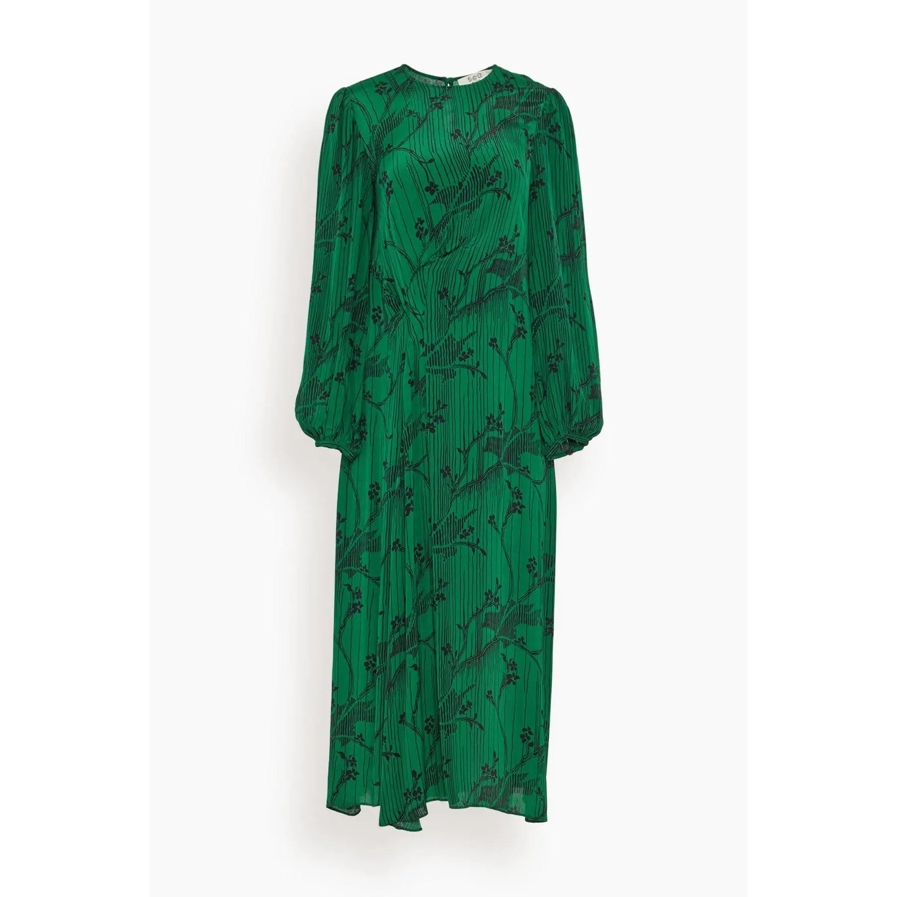 Sunniva Long Sleeve Dress in Green
