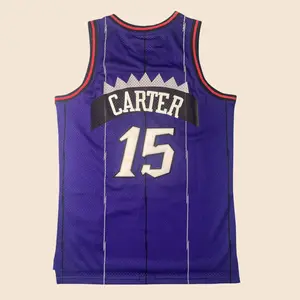 Vince Carter stitched Basketball Jersey Men's Sleeveless Purple collect