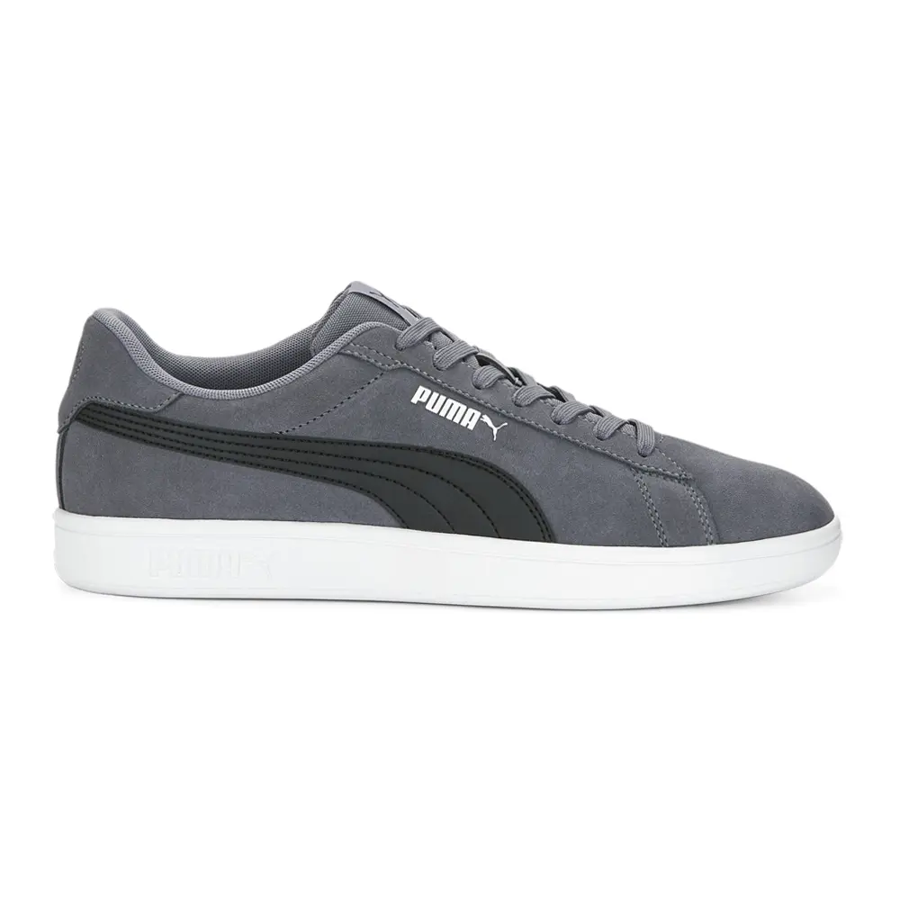 PUMA Mens Smash 3.0 Lace Up Sneakers Shoes Casual - Grey