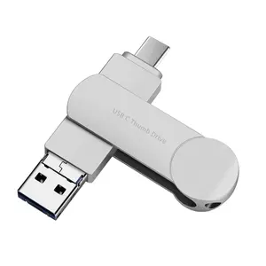 Phone Photo Stick 1tb 512gb 256GB 128GB, Expand Phone Storage, 3-In-1 Multi-Port USB Drive, OTG Flash Drive, Compatible with iPhone & Android Devices