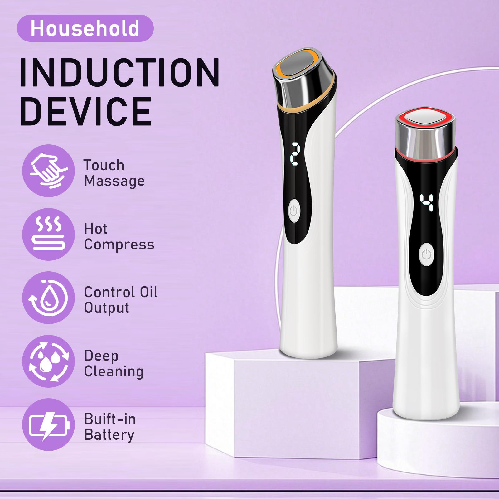 Face Lift Device - Spa-Grade Korean Skin Care Facial Massager, LED Light Therapy for Wrinkles, Skin Tightening & Firming Beauty Device (White)