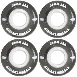 Bigfoot 53mm 83A Soft Cruiser Filmer Wheels Black (Set of 4)