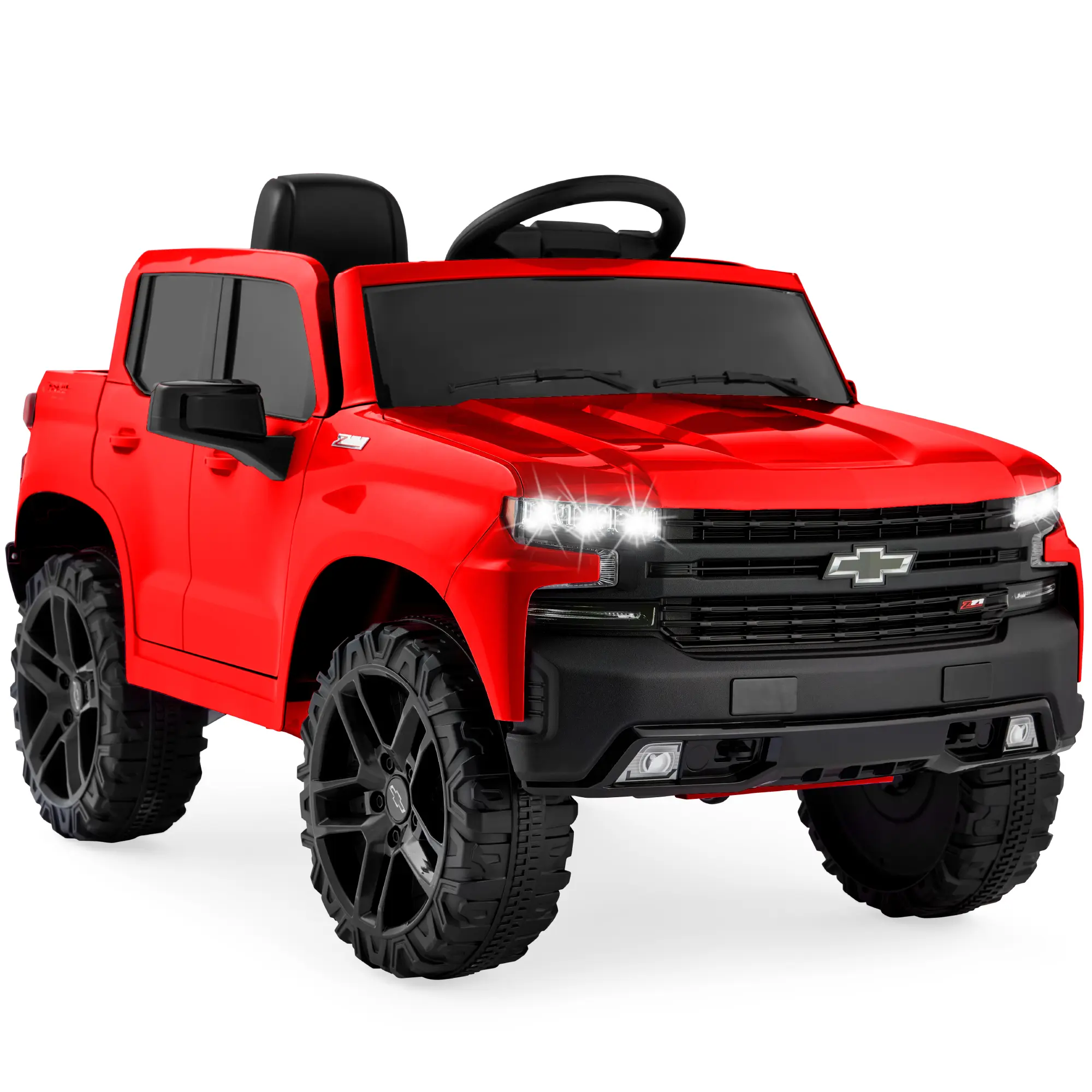Best Choice Products 12V 2.5 MPH Licensed Chevrolet Silverado Ride On Truck Car Toy w/ Parent Remote Control Best Choice Products 12V 2.5 MPH Licensed Chevrolet Silverado Ride On Truck Car Toy w/ Parent Remote Control