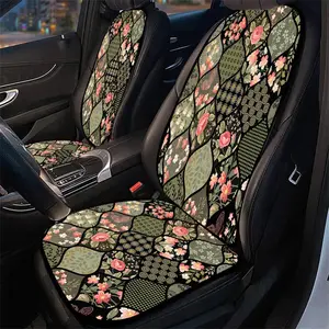 Floral Pattern Car Seat Cover, Breathable All-season Car Seat Cushion, Car Interior Accessories for Car, SUV, Sedan, Van