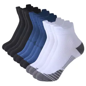 6 Pairs Ankle Compression Socks for Men & Women, Relieves Foot Pressure, Breathable & Non-Stuffy, Soft & Comfortable – Perfect for Running, Travel, Office, and Long Hours Standing or Sitting