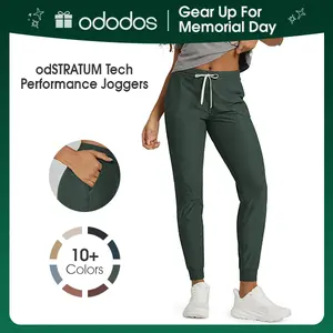 ODODOS Women's Performance Joggers - Ultra Soft odSTRATUM Tech Sweatpants Adjustable Mid Rise Pants with Pockets summerwins