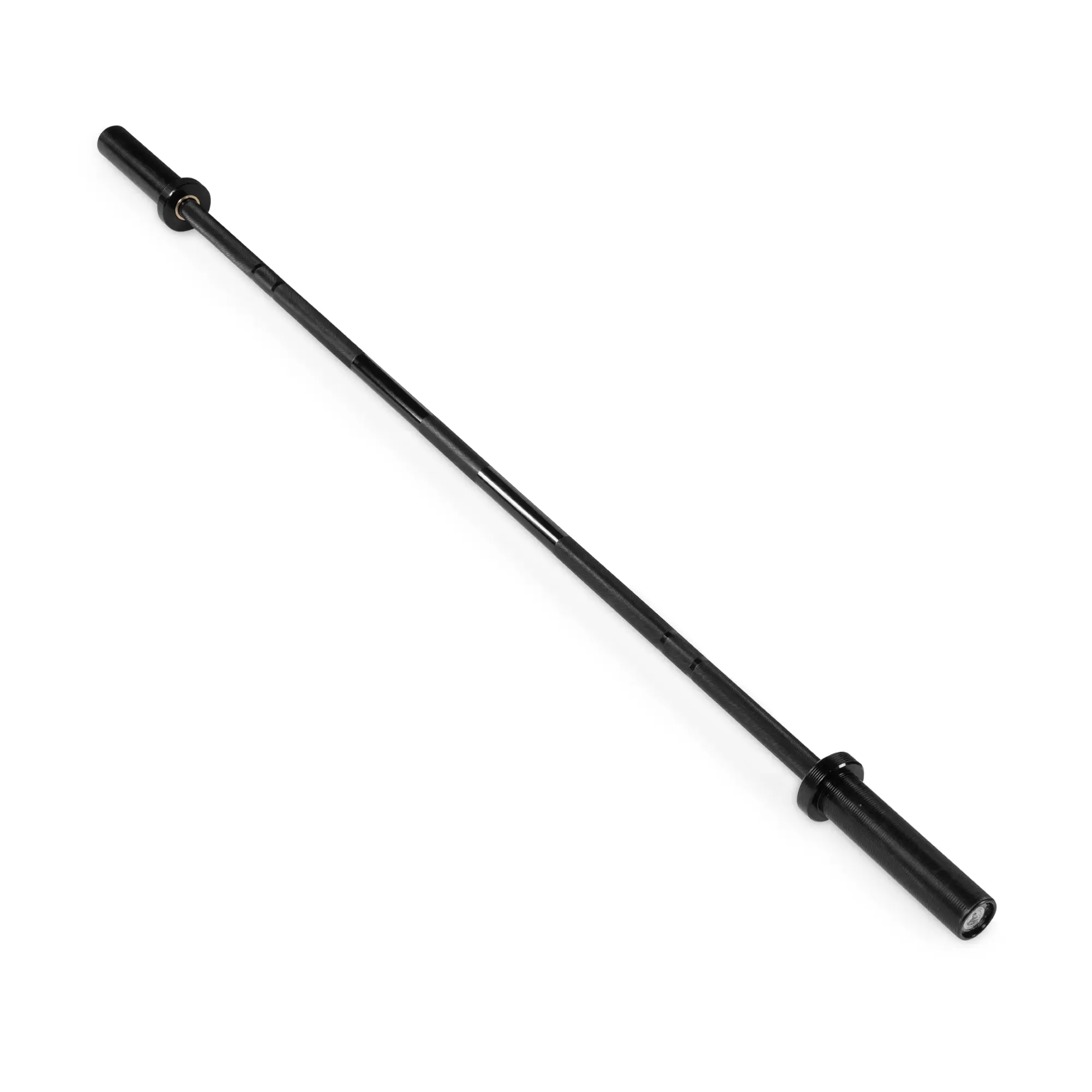 Bells of Steel Short Shaft Rackable Barbell - Space-Saver Compact Design, Power Rack-Compatible, Quiet Predictable Sleeves, Knurled Center Knurl, Home Fitness Equipment for Resistance Training, Quiet And Predictable Sleeves, Space-Saving Design, Olympic,,