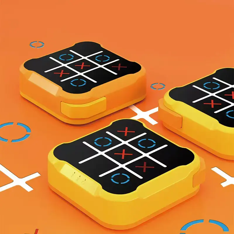 3 in 1 Electronic Tic Tac Toe Game, Handheld Digital Tic Tac Toe Bolt Game with Silent Mode, Portable Educational Toy Gift for Kids & Adults Christmas-Day Black-Friday-2025 Halloween-2K25