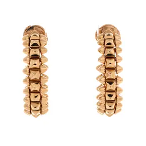 Pre-owned Cartier Clash de Cartier Earrings 18K Rose Gold Small 16.2mm by Rebag
