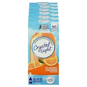 Crystal Light Sugar-Free Energy Citrus On-The-Go Powdered Drink Mix 10 Count