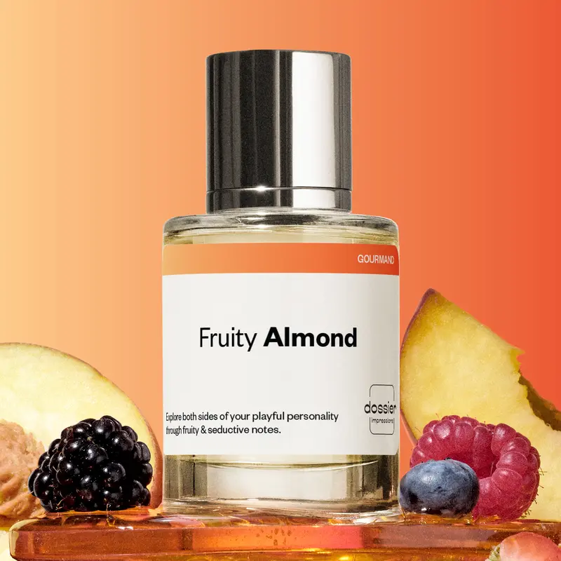Fruity Almond, Dossier, Women Perfume, Eau de Parfum, 50ml, Almond, Peach, Orange Blossom, Vanilla, Cocoa, Tonka Bean