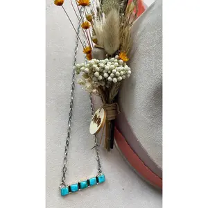 ON THE FENCE BAR NECKLACE