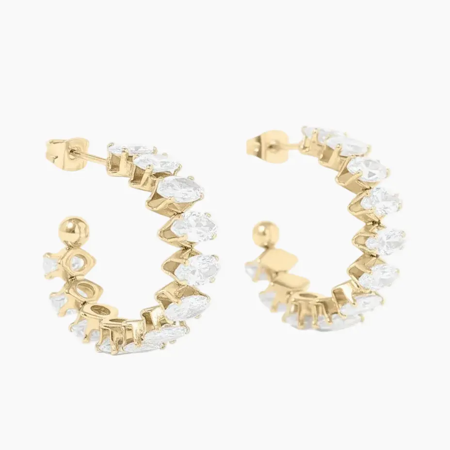 bianka timeless tennis earrings