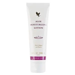 Forever Aloe Moisturizing Lotion 4 fl. oz. Enriched with Collagen & Elastin for Hydration