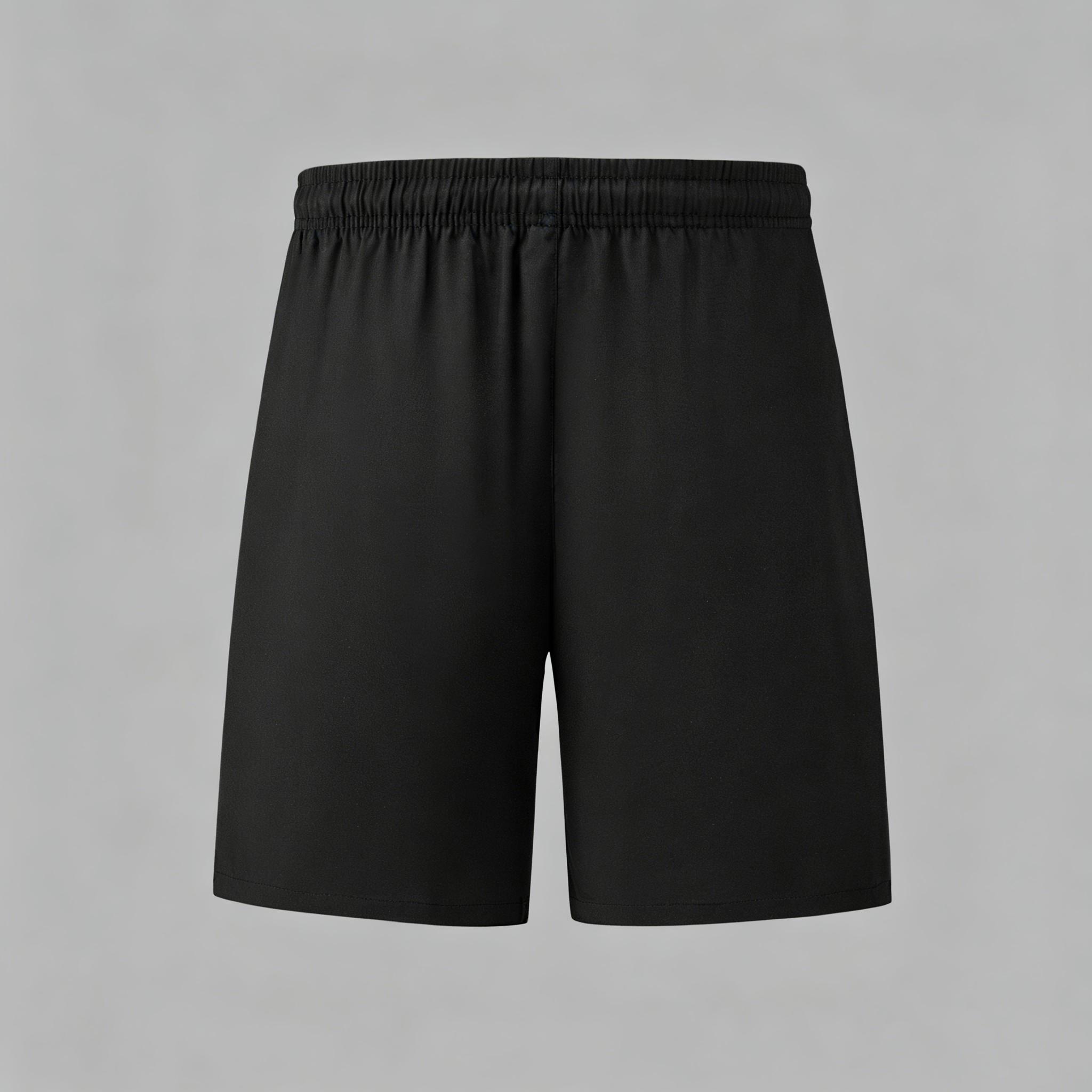 Men’s casual shorts—loose, comfortable, and breathable athletic shorts with reflective stripes on both sides of the legs. Available in multiple colors and suitable for all seasons; ideal for outdoor sports and fitness activities.