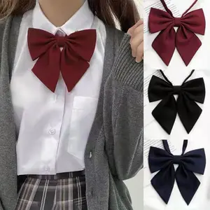 Handmade Cotton Tie - Unisex Cotton Rope Necktie, Japanese JK Style Butterfly Bowtie for School Uniform Shirts, Daily Wear Fashion Accessory