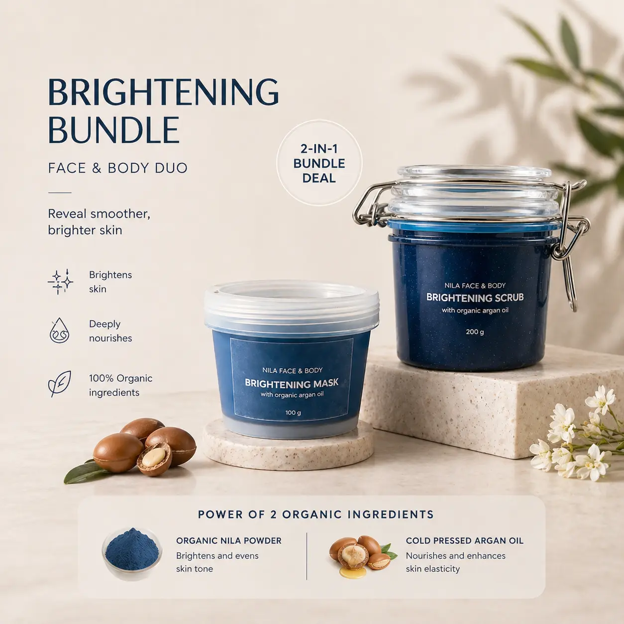 Brightening Nila & Argan Scrub
