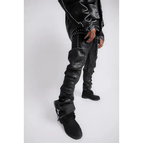 Vero Santi paladin skinny PU pants