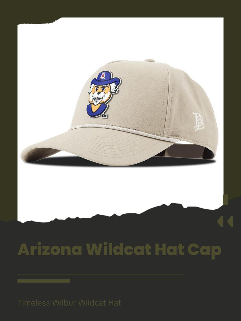 University of Arizona "Wilbur The Wildcat" Curved Canvas 5 Panel Rope
