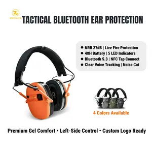 SPECIAL PIE E2 Bluetooth Shooting Earmuffs | NRR 27dB Hearing Protection | Premium Gel Ear Pads | NFC One-Tap Pairing | 48H USB-C Battery | Range Training Headset