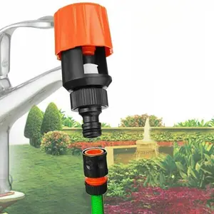 Mixer Tap Hose Connectors Set, Universal Tap to Hose Connector, Mixer Kitchen Tap Adapter Hose Connector, No Tools Quick Install with Leak-Proof Gasket for Indoor, Outdoor, Garden, Water Hose