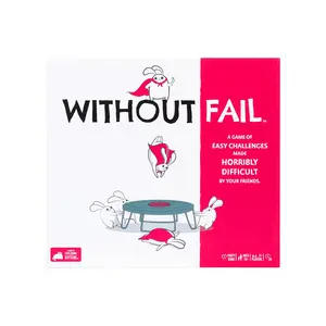 Without Fail Card Game by Exploding Kittens - 150 Cards and Plenty of Pieces for Strategic Gameplay - Funny Card Games for Hours of Hilarious Gameplay