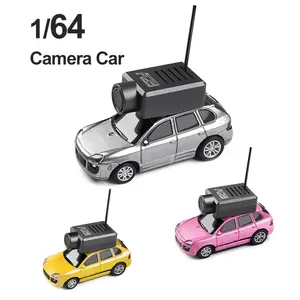 1/64 FPV Mini Remote Control Car, 2.4GHz High Speed Control Car with Camera, Racing Toy for Kids, USB-C Interface Rechargeable Car