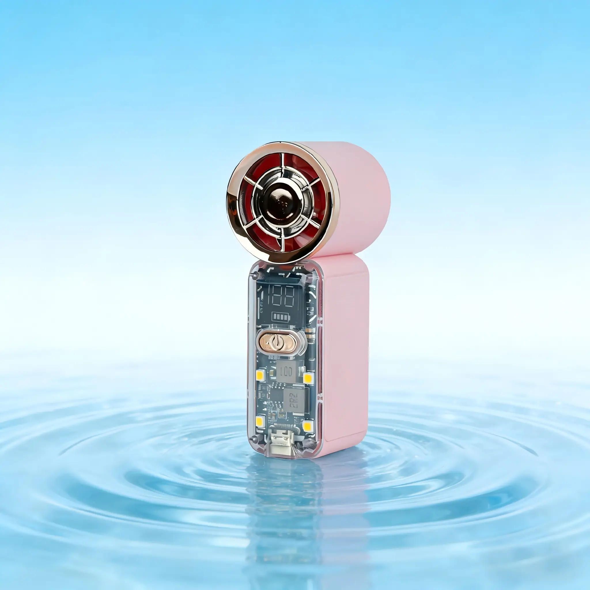 Full name：fei jia. Email: 524880560@qq.com. Pocket-sized Mini High-speed Fan with Adjustable Multi-level Wind Power Strong Wind Rechargeable Long Battery Life Low Noise Illumination Function Stylish Lightweight