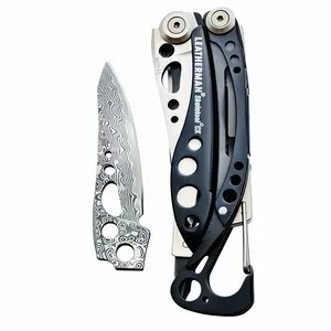 VG10 Damascus Blade for LEATHERMAN Skeletool, EDC Knife Upgrade