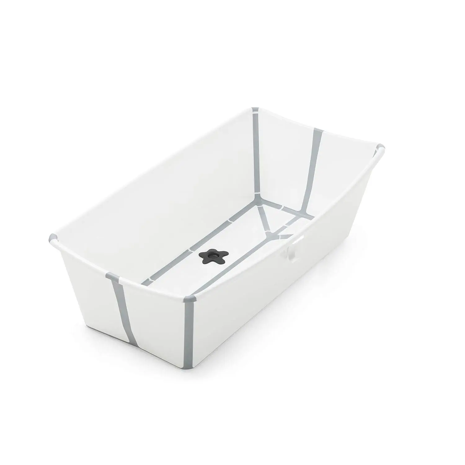 Portable X-Large Baby Bathtub for 0-3 Years, White Grey, Heat-Sensitive Plug, Fast Shipping, Affordable Prices, Easy Support for Daily Use, High-Quality Items