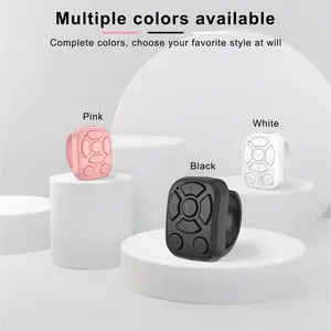 TikTok Scrolling Ring - Bluetooth Remote Accessories for TikTok Clips & Tunes, iPhone-Compatible Fingertip Wireless Bluetooth Controller, Ideal for iPad, iOS & Android, with Lively Camera Shutter, electronic shutter