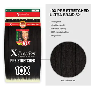 Outre Braids X-Pression Kanekalon 10X Pre Stretched Ultra Braid 52"