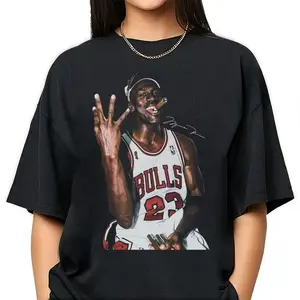 BlvckStyle Michael Jordan Shirt, Vintage Basketball Retro Bootleg 90s Fan Unisex T-Shirt