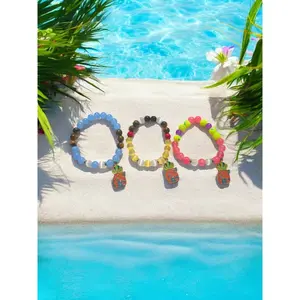 Cartoon Sponge Stone Bracelet (8mm)