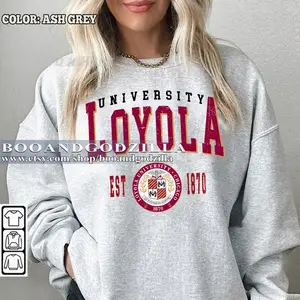 Retro Style Loyola University Chicago(1870) Sweatshirt, Loyola University Chicago(1870) Shirt, USA University Shirt