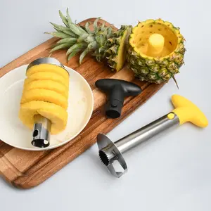 Pineapple Corer Slicer Peeler, Fruit Pineapple Core Remover, Separating Tool for Easy Cutting & Peeling, Kitchen Essential