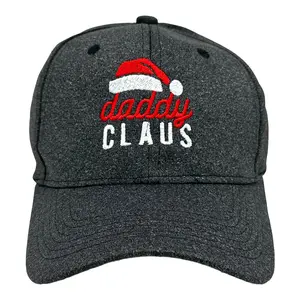 Daddy Claus Hat Funny Xmas Party Father Santa Claus Adult Joke Cap Funny Hats Christmas  Funny Sarcastic  Novelty Caps for Men Black - Standard