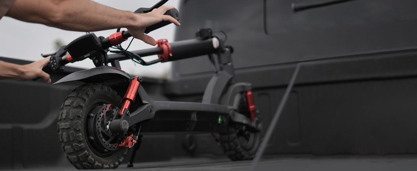 【Holiday Haul】Off-Road Electric Scooter for Adults, 2000W Motor 28 MPH Top Speed 37 Miles Long Range 11" Off-Road Pneumatic Tires, Dual Disc Brakes, Front & Rear Dual Suspension, Turn Signals & APP Control, Foldable E-Scooter with NFC Unlock