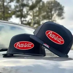 Peterbilt Trucker Hat for Men | Old School 7 Panel Mesh Snapback, Semi Truck Driver Cap , Gift For Him