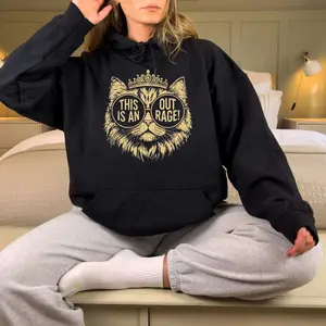 Princess Donut Hoodie, This Is An Outrage Shirt, Dungeon Crawler Carl Goddammit Donut Goldd , Unisex Sweater Pullover Tee