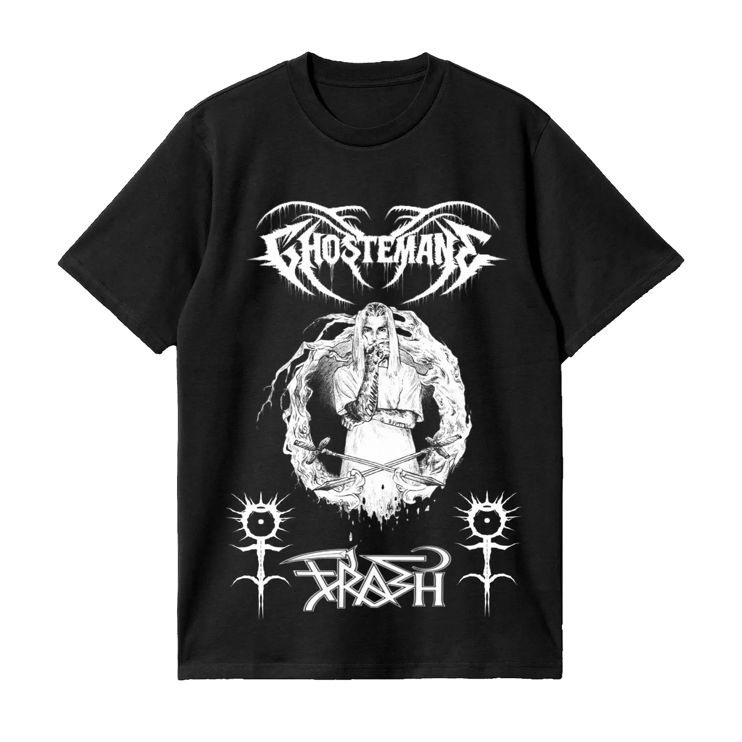 Ghostemane ANTI-ICON Trap Metal Vintage Graphic Unisex T Shirt HY5042