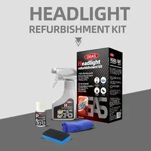 Ogas Car Headlight Renewal Liquid, Professional Headlight Cleaning Agent, Durable Headlight Repair Kit for All Vehicle Types