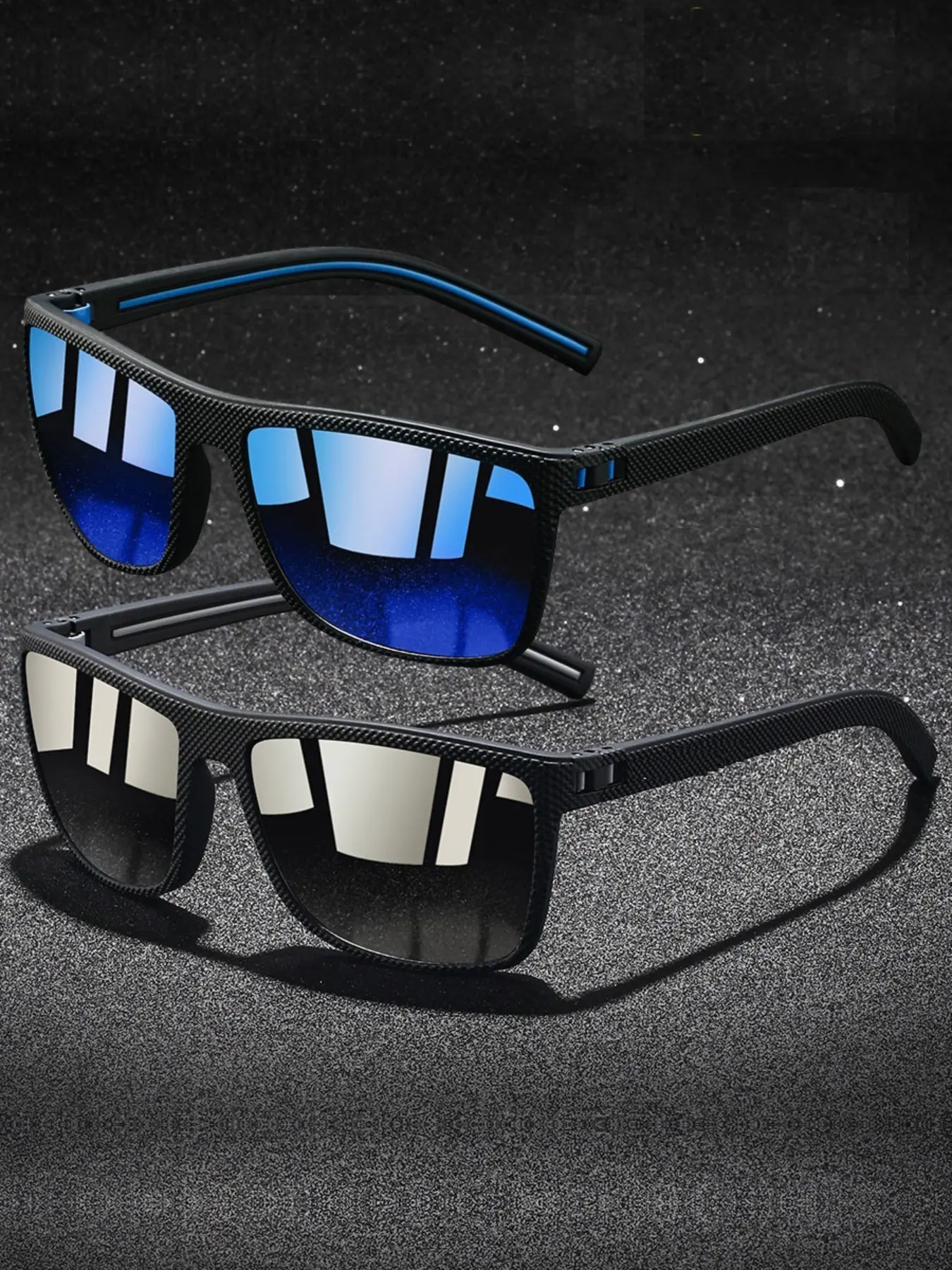 2 pairs of retro plaid spliced glasses,suitable for both men and women,multiple color options available,ose pad adopt rubber material,comfortable fit closely design,fashionable glasses for daily wear ﻿
