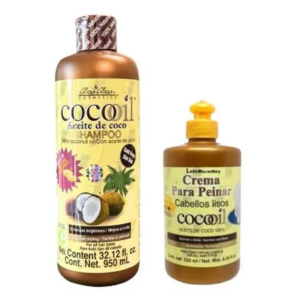 LABS Shampoo and Conditioner Set with Coconut Oil & Biotin, Hydrating Detangling Moisturizer for Anti-Frizz and Oil Control, Sulfate & Aluminum Free for All Hair Types, 2 x 32oz, Unisex, Gentle, Haircare, Any, Adults, Multi-Pack, Alcohol Free, 12 Months,,