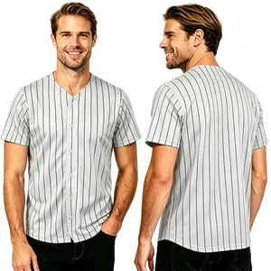 Plain Baseball Jersey Shirt for Men Women, Button Down Athletic Team Uniform Top, Solid Color Casual Sportswear, Lightweight Breathable Short Sleeve Baseball TeeXS-5XL