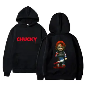 Horror Movie Character Chucky Hoodie Harajuku Style Hip-Hop Streetwear Unisex Autumn Winter Hooded Sweatshirt Pullover